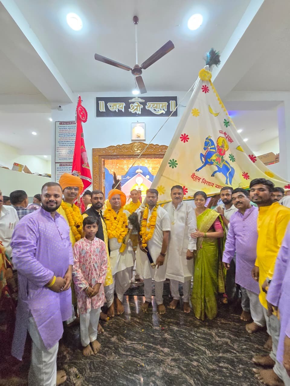 Festival Arrangements by Karyakartas at Khatu Shyam Betul